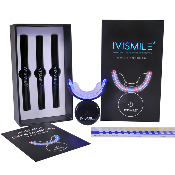 IVISMILE Wireless Light Smart LED Teeth Whitening Kit 4.0