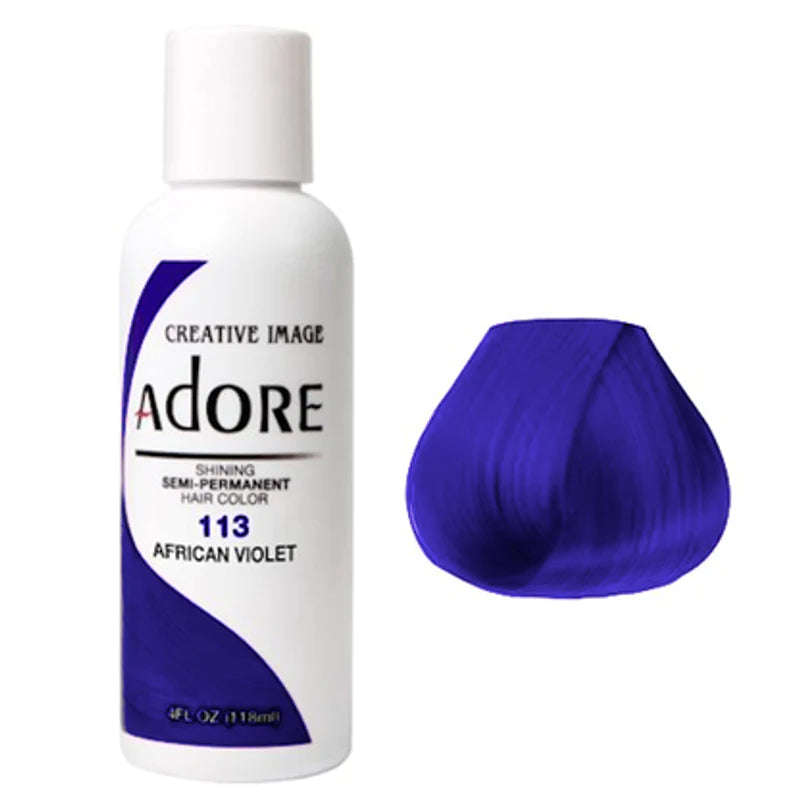 ADORE Semi Permanent Hair Colour African Violet 118ml