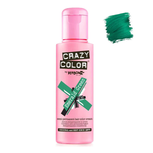 CRAZY COLOR Semi Permanent Emerald Green #053