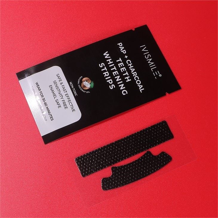 IVISMILE PAP+ Charcoal Teeth Whitening Strips