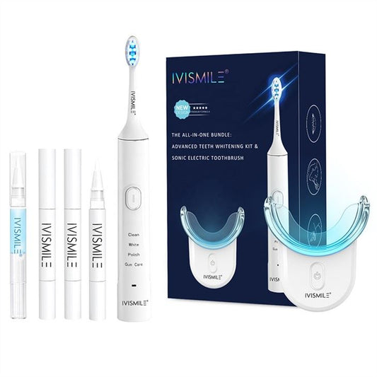 IVISMILE Sonic Electric Toothbrush and LED Whitening Device 5.0 Kit