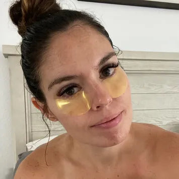 LIYALAN 24k Gold Collagen Eye Mask (Plump and Glow)