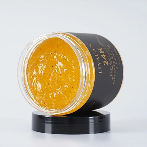 LIYALAN 24K Gold Face Exfoliating Gel