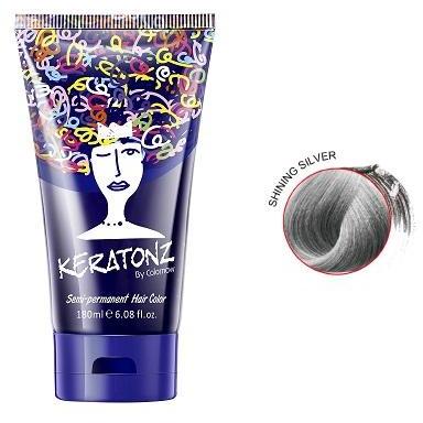 KERATONZ Semi-Permanent Hair Color Shining Silver