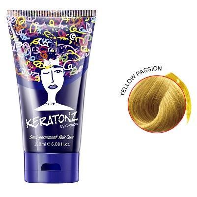 KERATONZ Semi-Permanent Hair Color Yellow Passion